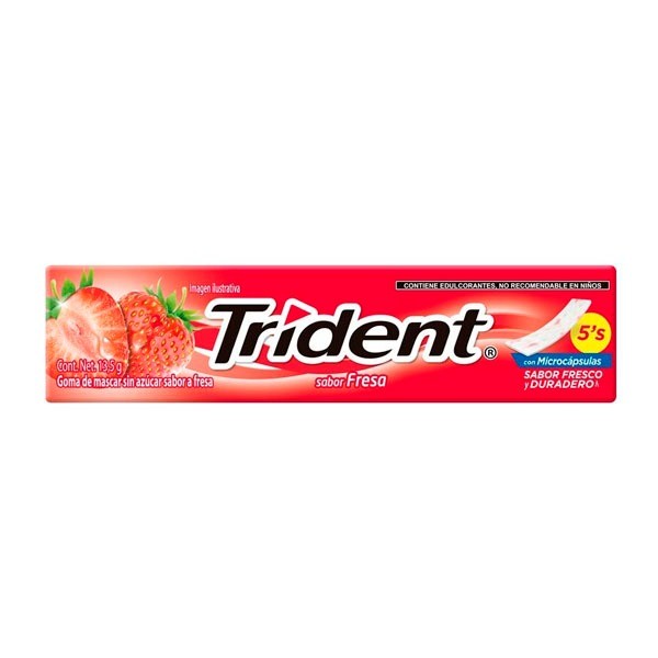Trident Fruit Fresa Barra