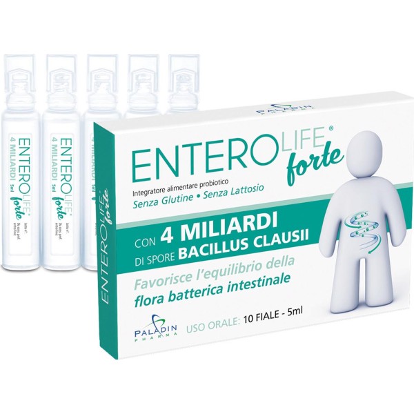 Paladin pharma entero life tratamiento probiotico forte uso oral 10un